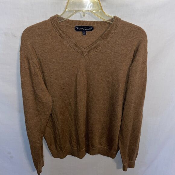 Hart Schaffner Marx Men’s Casual Sweater Size Large Brown Wool Going Out Party - Picture 1 of 12